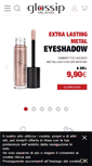 Mobile Screenshot of glossipmakeup.com